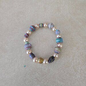 🎉 Confetti Pearls Handmade Bracelet 🎉